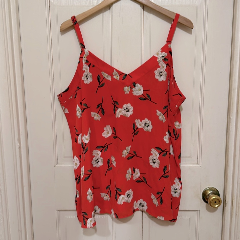 TORRID Floral Coral Camisole Top